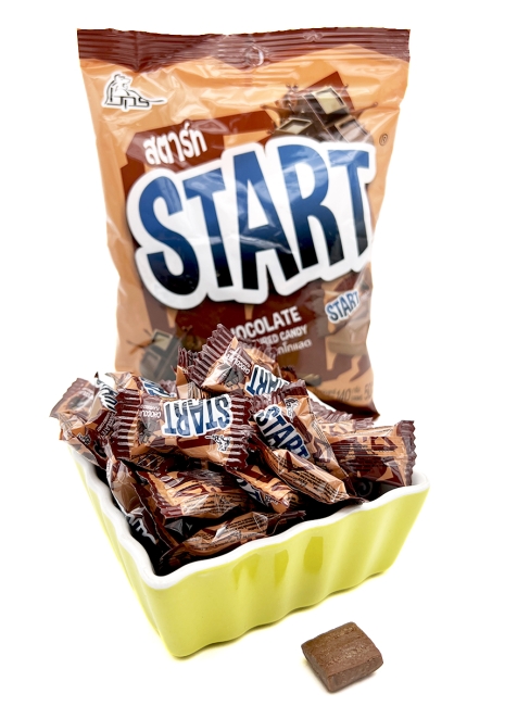 Boonprasert Конфета жевательная со вкусом шоколада Start Chocolate Flavoured Candy (50 шт), 140 г