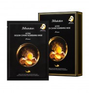 JMsolution Ультратонкая тканевая маска с золотом и икрой Active Golden Caviar Nourishing Mask, 10 шт