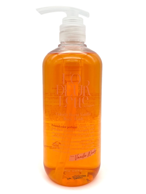 L'odeurlette Парфюмированный гель для душа с ароматом шафрана имбиря и ванили In England Colorfit Body Wash Colorfit Burnt Vanilla, 500 мл