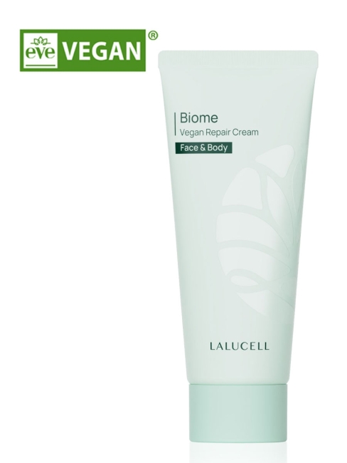 Lalucell Веганский восстанавливающий крем для лица и тела Biome Vegan Repair Cream, 100 мл