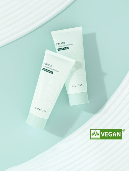 Lalucell Веганский восстанавливающий крем для лица и тела Biome Vegan Repair Cream, 100 мл
