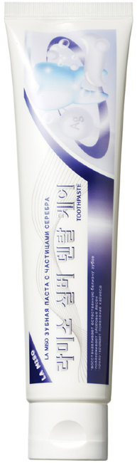 LA MISO Silver Dental Care Toothpaste Зубная паста с частицами серебра, 150 г