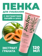 SOOSAN Очищающая пенка с экстрактами папайи и алоэ для чувствительной кожи Foam Cleanser Papaya & Aloe, 120 мл