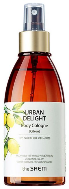 The Saem Спрей для тела парфюмированный Urban Delight Body Cologne Citron,150 мл The Saem Спрей для тела парфюмированный Urban Delight Body Cologne Citron,150 мл