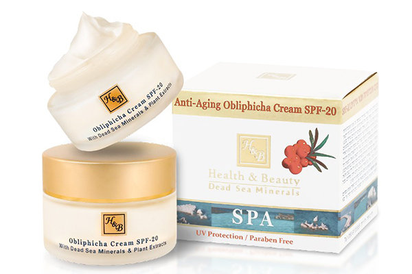 Health and Beauty Крем для лица Облепиховый для предотвращения старения SPF-20, 50 мл Health and Beauty Крем для лица Облепиховый для предотвращения старения SPF-20, 50 мл