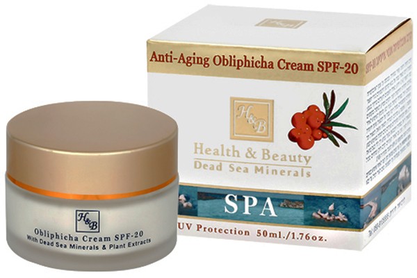 Health and Beauty Крем для лица Облепиховый для предотвращения старения SPF-20, 50 мл Health and Beauty Крем для лица Облепиховый для предотвращения старения SPF-20, 50 мл