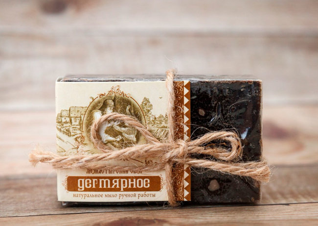 Kleona Мыло кусковое дегтярное, 85 г Kleona Мыло кусковое дегтярное, 85 г