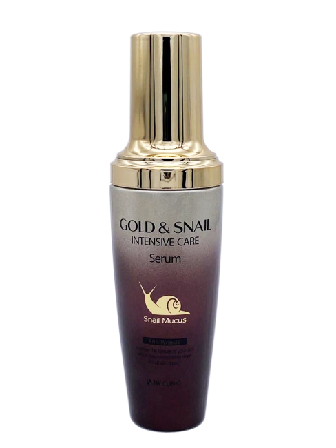 3W Clinic Сыворотка для лица с золотом и муцином улитки Gold & Snail Intensive Care Serum, 50 мл 3W Clinic Сыворотка для лица с золотом и муцином улитки Gold & Snail Intensive Care Serum, 50 мл