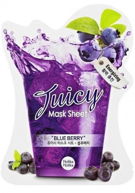 Holika Holika Juicy Mask Sheet Blue Berry Тканевая маска с экстрактом черники, 20 мл Holika Holika Juicy Mask Sheet Blue Berry Тканевая маска с экстрактом черники, 20 мл