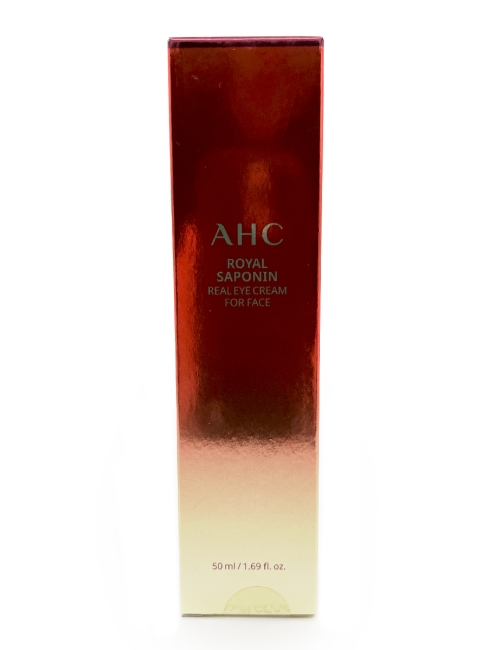 AHC Крем для век антивозрастной с комплексом женьшеня Royal Saponin Real Eye Cream For Face, 50 мл AHC Крем для век антивозрастной с комплексом женьшеня Royal Saponin Real Eye Cream For Face, 50 мл