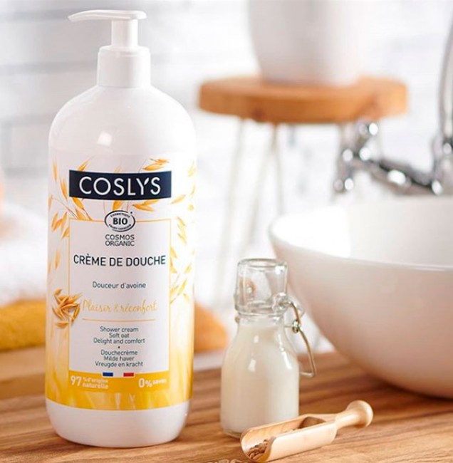 Coslys Крем для душа с экстрактом овса, 1 л