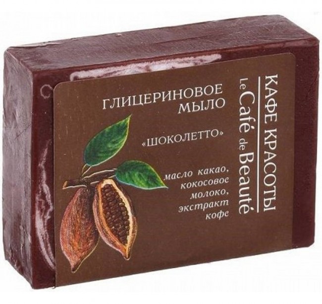 Кафе Красоты Глицериновое мыло "Шоколетто", 100 г Кафе Красоты Глицериновое мыло "Шоколетто", 100 г