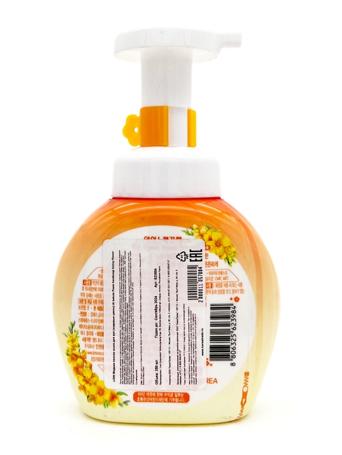 LION Жидкое пенное антибактериальное мыло для рук Медовые цветы Ai Kekute Foam Hand Soap Honey Flower, 250 мл
