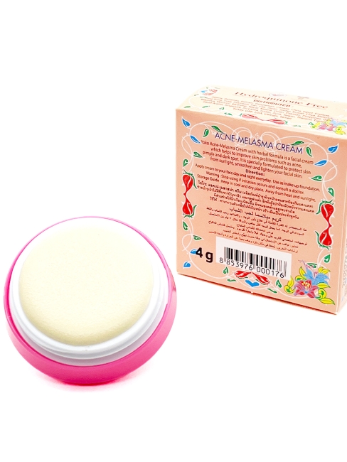 Yoko Крем против Акне и Мелазмы на натуральной основе Acne Melasma Cream Herbal Formula, 4 г Yoko Крем против Акне и Мелазмы на натуральной основе Acne Melasma Cream Herbal Formula, 4 г