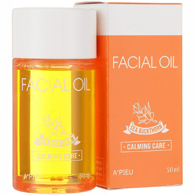 A'PIEU Sea Buckthorn Facial Oil Успокаивающее облепиховое масло, 50 мл A'PIEU Sea Buckthorn Facial Oil Успокаивающее облепиховое масло, 50 мл