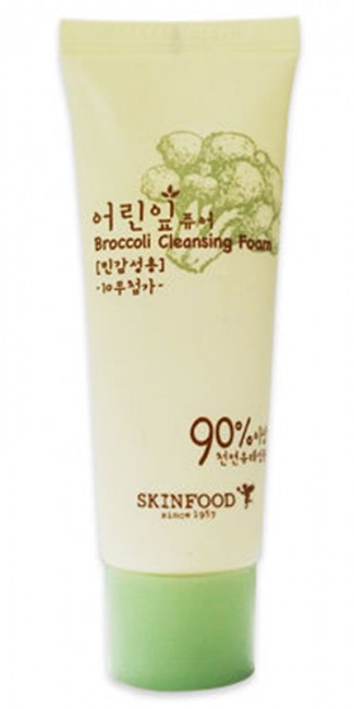 SKINFOOD Brocolli Cleansing Foam Пенка для умывания с экстрактом брокколи, 120 мл
