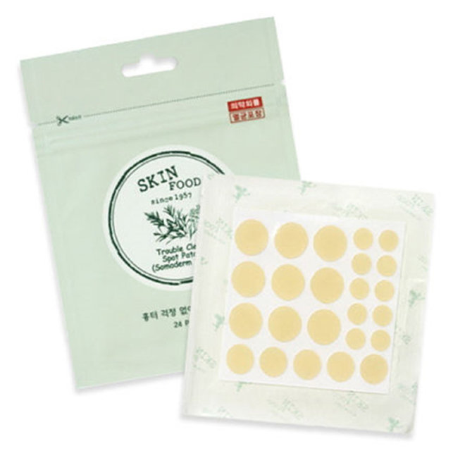 SKINFOOD Trouble Clear Spot Patch Антибактериальные пластыри, 24 шт