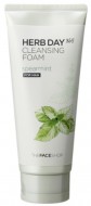 THE FACE SHOP Herb Day 365 Cleansing Foam Spearmint For Men Мужская пенка для умывания Мята, 170 мл