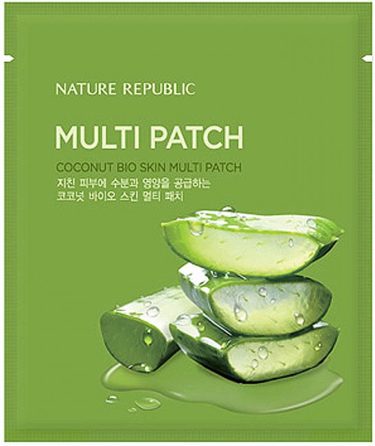 NATURE REPUBLIC Coconut Bio-Skin Patch Multi Гидро-гелевые патчи с экстрактом кокоса, 5 мл NATURE REPUBLIC Coconut Bio-Skin Patch Multi Гидро-гелевые патчи с экстрактом кокоса, 5 мл