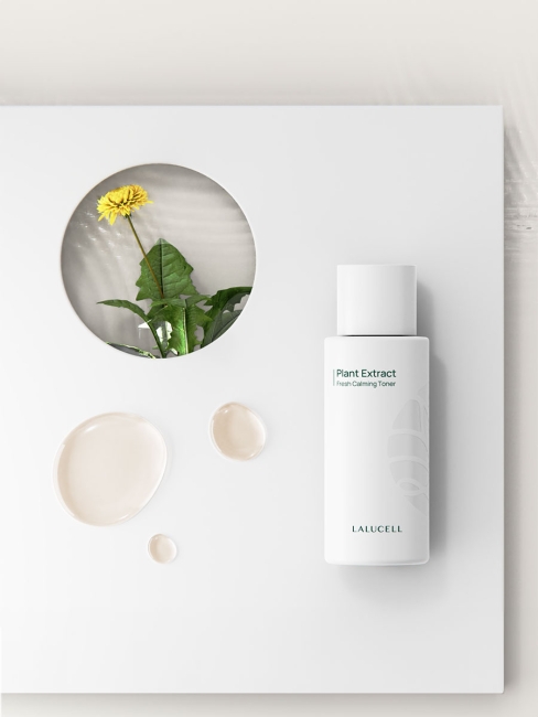 Lalucell Освежающий успокаивающий тонер с экстрактом растений Plant Extract Fresh Calming Toner, 200 мл