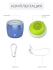 EWA Портативная Bluetooth колонка голубая A103 Blue, 3 Вт