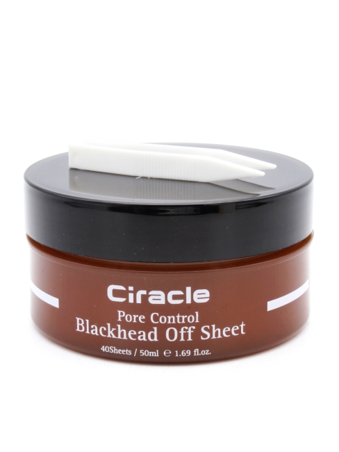Ciracle Салфетки для глубокого удаления черных точек Pore Control Blackhead Off Sheet, 40 шт Ciracle Салфетки для глубокого удаления черных точек Pore Control Blackhead Off Sheet, 40 шт