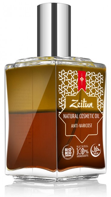 Zeitun Противоварикозное масло, от купероза. Косметическое масло №4, 100 мл
