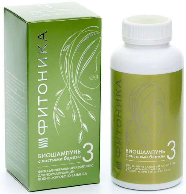 БиоБьюти Биошампунь №3 с листьями берёзы Фитоника, 130 г 