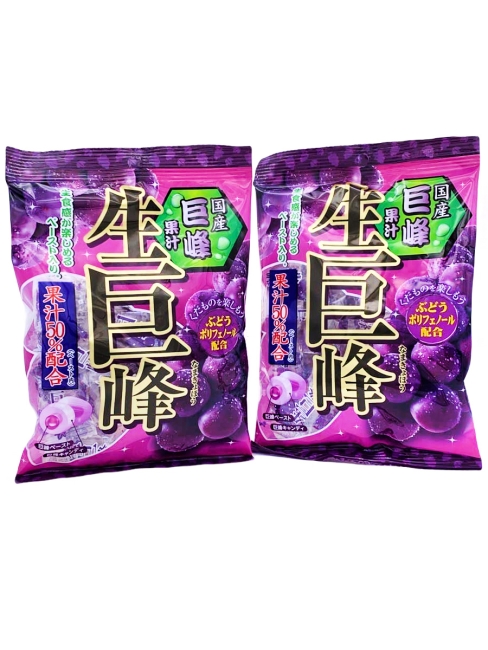 RIBON карамель леденцовая с начинкой вкус виноград Nama Kyohou Fresh Grape Candy, 2*100 г RIBON карамель леденцовая с начинкой вкус виноград Nama Kyohou Fresh Grape Candy, 2*100 г
