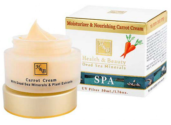 Health and Beauty Крем для лица Увлажняющий и питательный Морковный, 50 мл Health and Beauty Крем для лица Увлажняющий и питательный Морковный, 50 мл