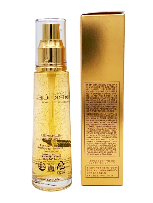 Deoproce Питательная эссенция с золотом и экстрактом зеленого чая Premium Vita Gold Essence Green Tea, 50 мл Deoproce Питательная эссенция с золотом и экстрактом зеленого чая Premium Vita Gold Essence Green Tea, 50 мл