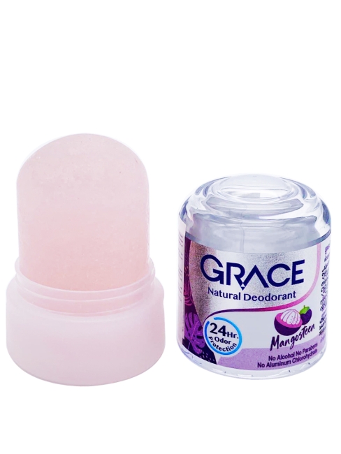 Grace Дезодорант кристаллический натуральный с Мангостином Deodorant Mangosteen, 50 г Grace Дезодорант кристаллический натуральный с Мангостином Deodorant Mangosteen, 50 г