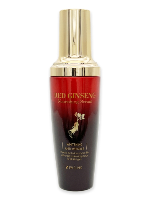 3W Clinic Сыворотка для лица и шеи питательная с красным женьшенем Red Ginseng Nourishing Serum, 50 мл 3W Clinic Сыворотка для лица и шеи питательная с красным женьшенем Red Ginseng Nourishing Serum, 50 мл