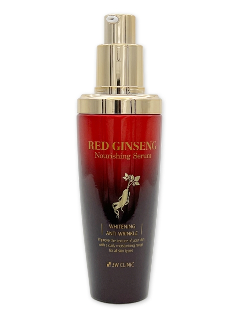 3W Clinic Сыворотка для лица и шеи питательная с красным женьшенем Red Ginseng Nourishing Serum, 50 мл 3W Clinic Сыворотка для лица и шеи питательная с красным женьшенем Red Ginseng Nourishing Serum, 50 мл