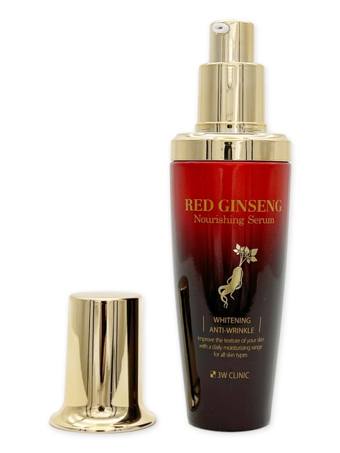 3W Clinic Сыворотка для лица и шеи питательная с красным женьшенем Red Ginseng Nourishing Serum, 50 мл 3W Clinic Сыворотка для лица и шеи питательная с красным женьшенем Red Ginseng Nourishing Serum, 50 мл