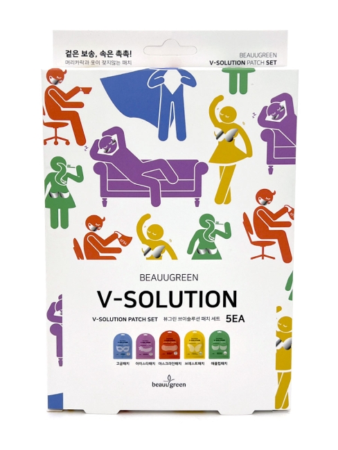 BeauuGreen Набор патчей для тела и лица V-Solution Patch 5SET, 5 шт