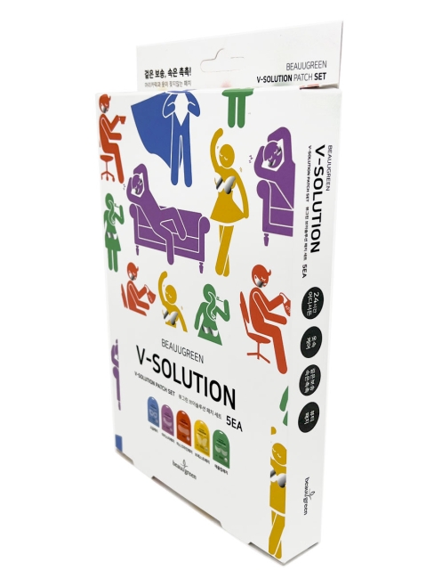 BeauuGreen Набор патчей для тела и лица V-Solution Patch 5SET, 5 шт