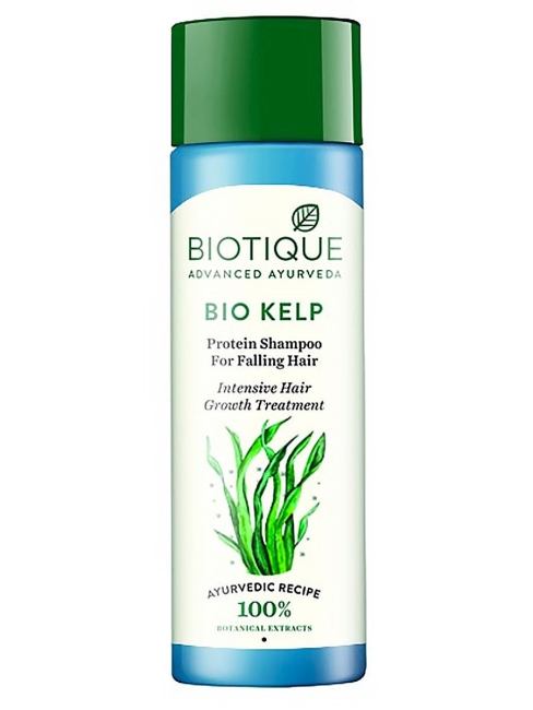 Biotique Шампунь против выпадения волос протеиновый с морскими водорослями Bio Kelp Protein Shampoo For Falling Hair, 190 мл