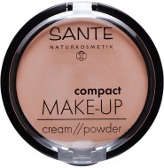 Sante Naturkosmetik Compact Make up Cream/Powder Компактная пудра 02 Бежевый, 9 г