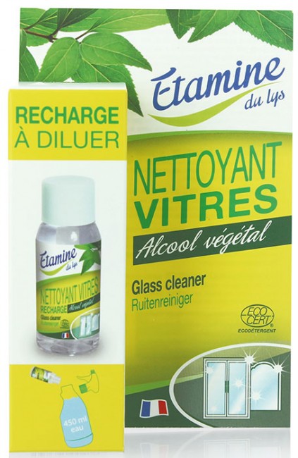 Etamine Du Lys Nettoyant Vitres Жидкость для мытья стеклянных и зеркальных поверхностей рефил, 50 мл Etamine Du Lys Nettoyant Vitres Жидкость для мытья стеклянных и зеркальных поверхностей рефил, 50 мл
