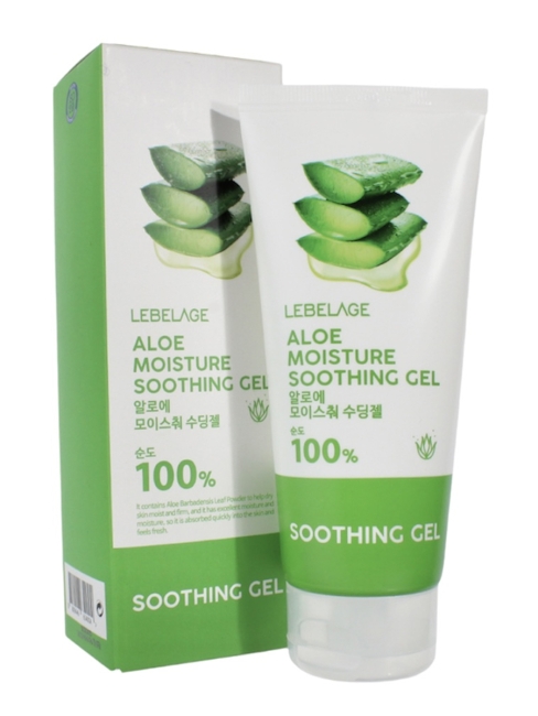Lebelage Увлажняющий гель для лица и тела с алоэ Aloe Moisture Purity 100% Soothing Gel, 100 мл