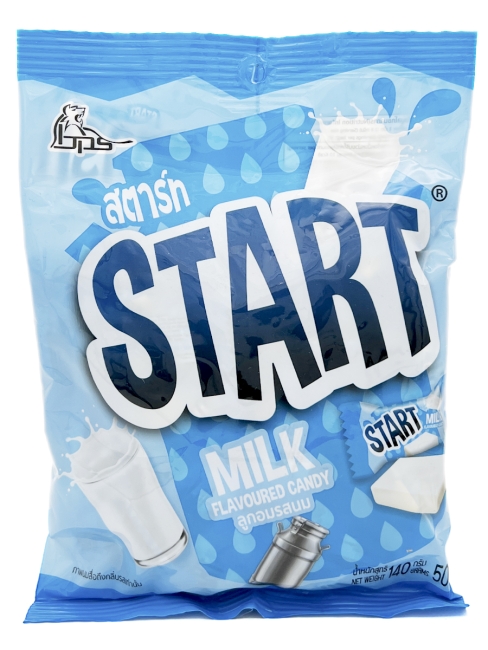 Boonprasert Конфета жевательная с молочным вкусом Start Milk Flavoured Candy (50 шт), 140 г