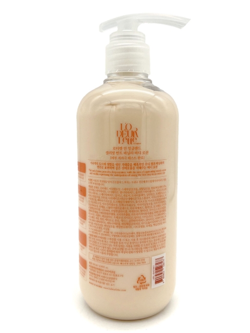 L'odeurlette Парфюмированный лосьон для тела с ароматом шафрана, имбиря и ванили In England Colorfit Burnt Vanilla Body Lotion, 500 мл