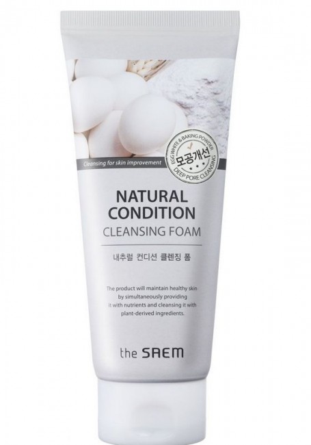 The Saem Natural Condition Scrub Foam Пенка-скраб для жирной и проблемной кожи, 150 мл The Saem Natural Condition Scrub Foam Пенка-скраб для жирной и проблемной кожи, 150 мл
