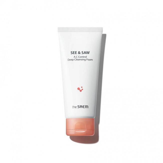 The Saem Пенка для лица (контроль чистоты и жирности) SEE & SAW A.C Control Deep Cleansing Foam, 120 г
