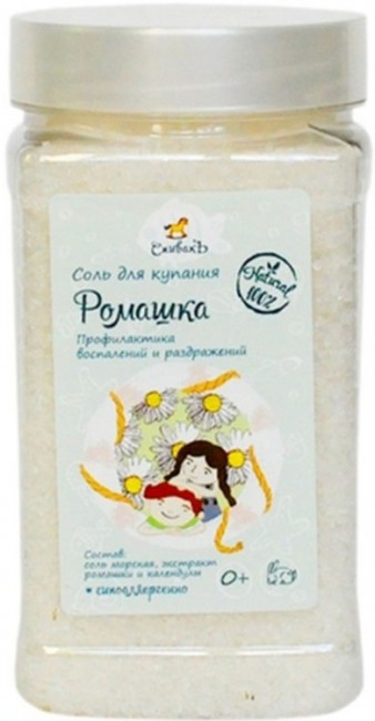 СпивакЪ Детская соль для купания Ромашка и Календула, 450 г СпивакЪ Детская соль для купания Ромашка и Календула, 450 г