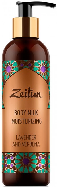 Zeitun Увлажняющее молочко для тела "Лаванда и Вербена", 250 мл