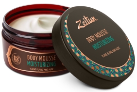 Zeitun Увлажняющий мусс для тела "Иланг-иланг и Алоэ", 200 мл