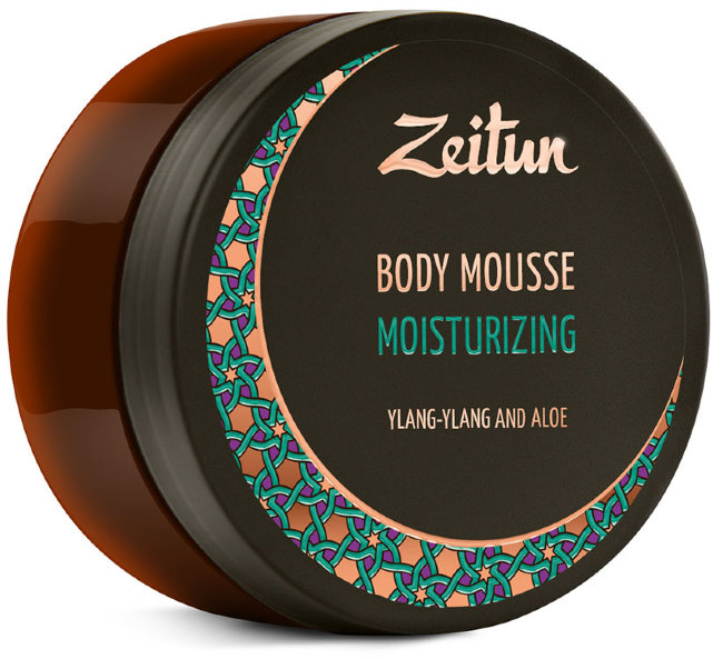 Zeitun Увлажняющий мусс для тела "Иланг-иланг и Алоэ", 200 мл