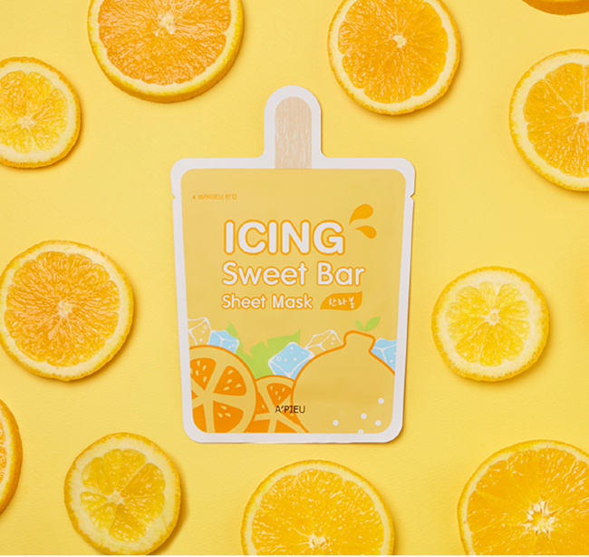 A'Pieu Icing Sweet Bar Sheet Mask Hanrabong Тканевая маска с экстрактом мандарина, 21 г